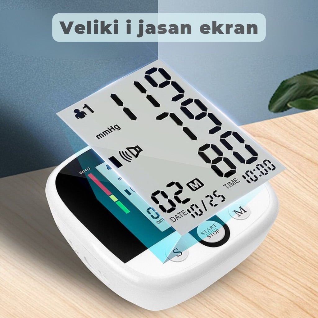 Precizan. Pouzdan. Jednostavan. Vaš tlakomjer za dom.