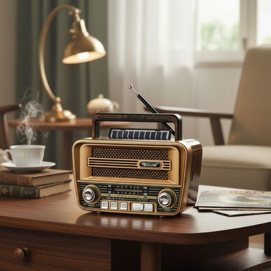 Retro Bluetooth zvučnik – snaga i stil u jednom 🎶