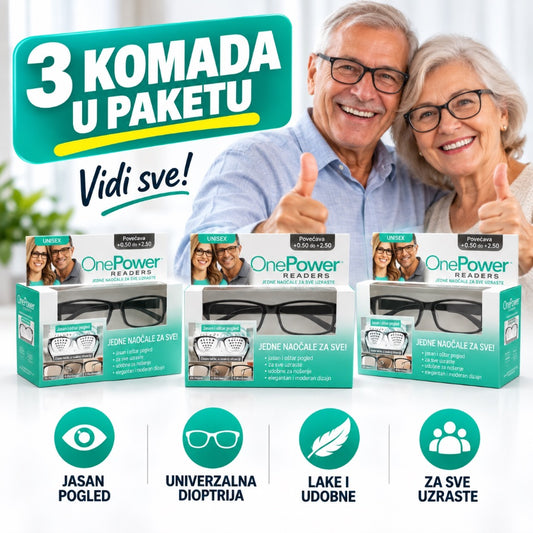 Naočare koje mijenjaju sve — 2+1 GRATIS!