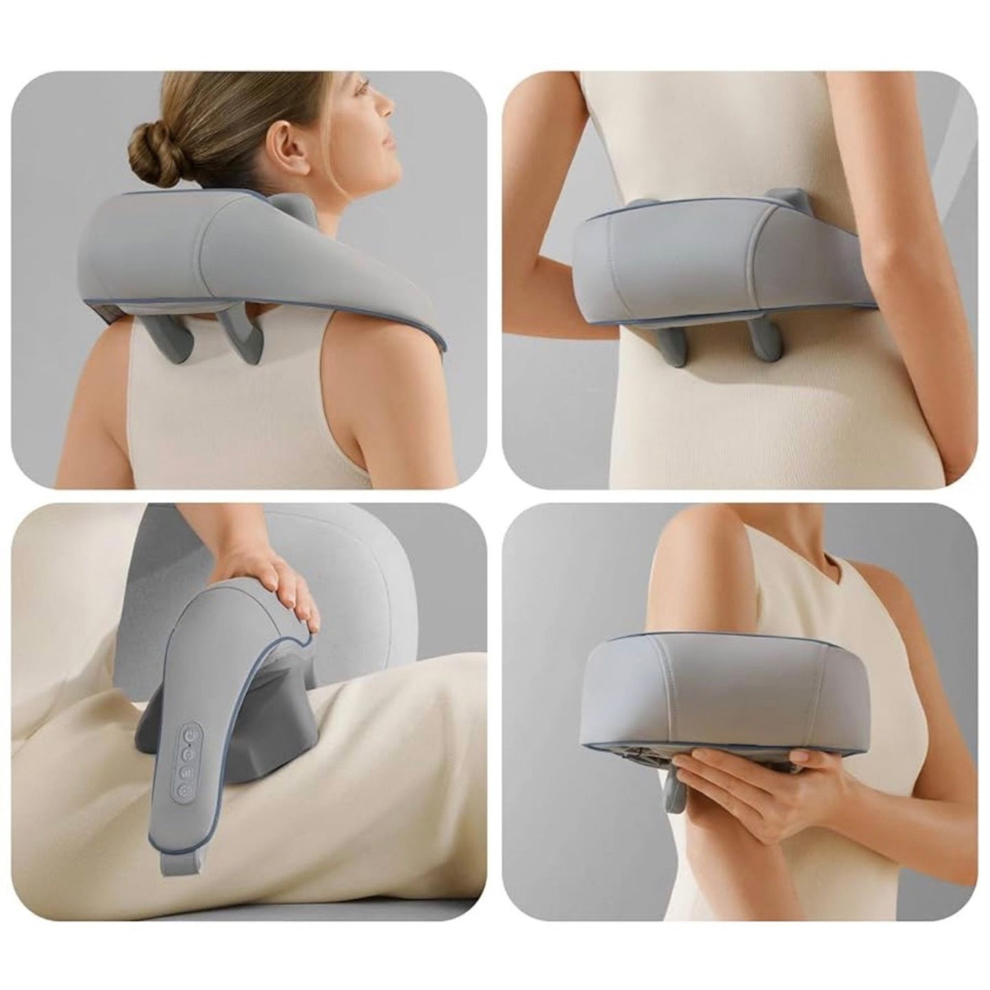 💆‍♀️Masažer za Vrat i Leđa sa Grijanjem – Relaksacija i Terapija Kod Kuće