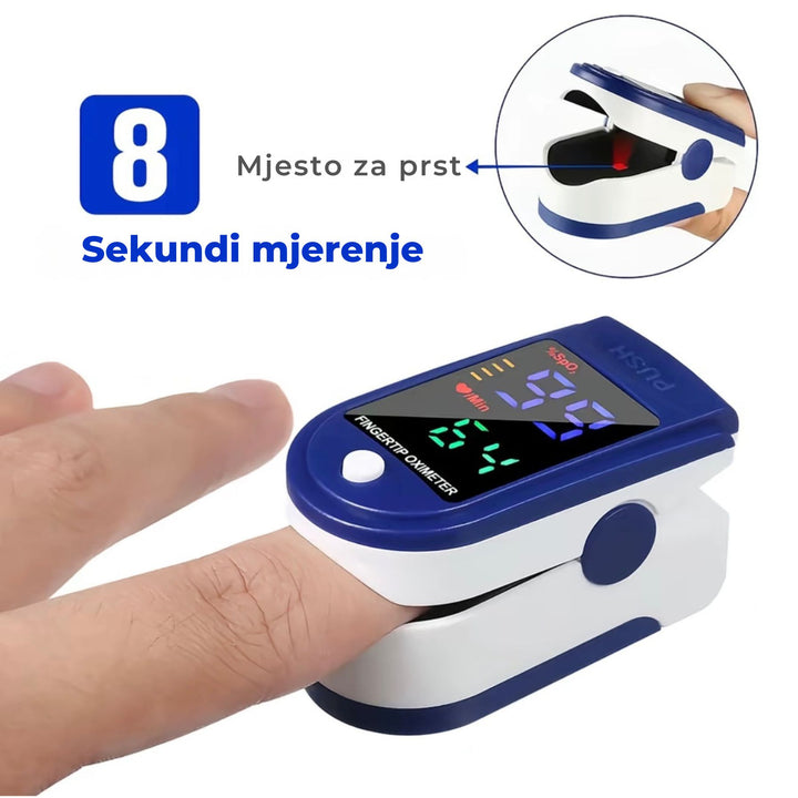 ⭐Pulsni Oksimetar – Brza i Precizna Mjerenja Kod Kuće