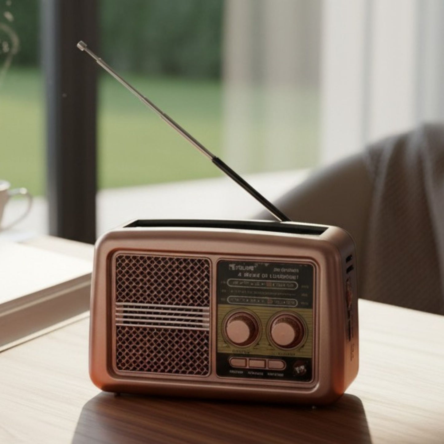 Retro zvučnik koji mami poglede 🎶
