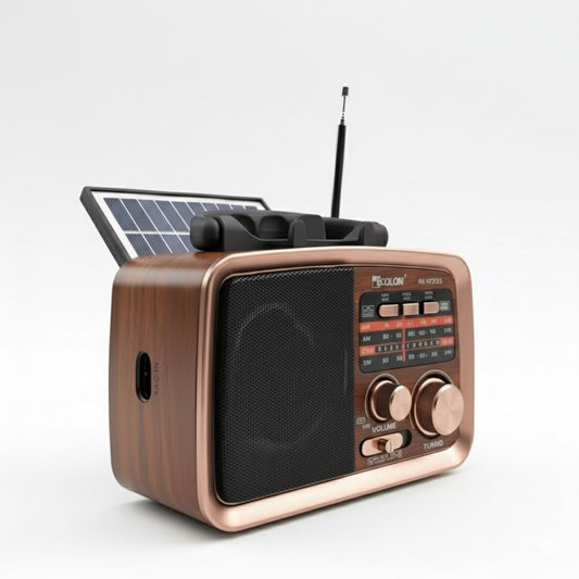 Retro solarni zvučnik koji osvaja na prvi pogled 🎶