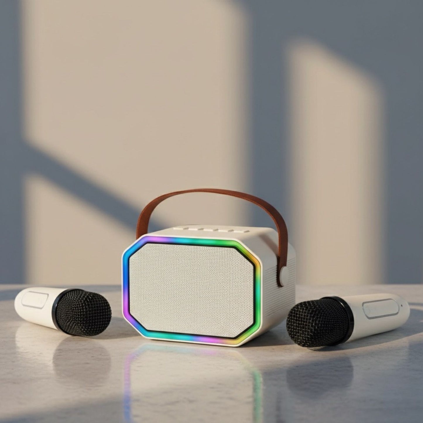 Zvučnik sa Mikrofonima i RGB Svjetlima🎤🌈