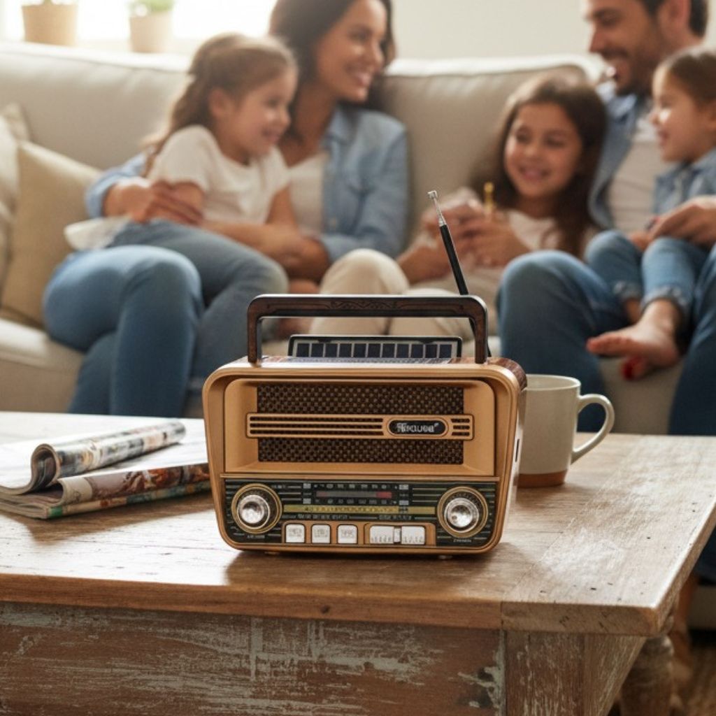 Retro Bluetooth zvučnik – snaga i stil u jednom 🎶