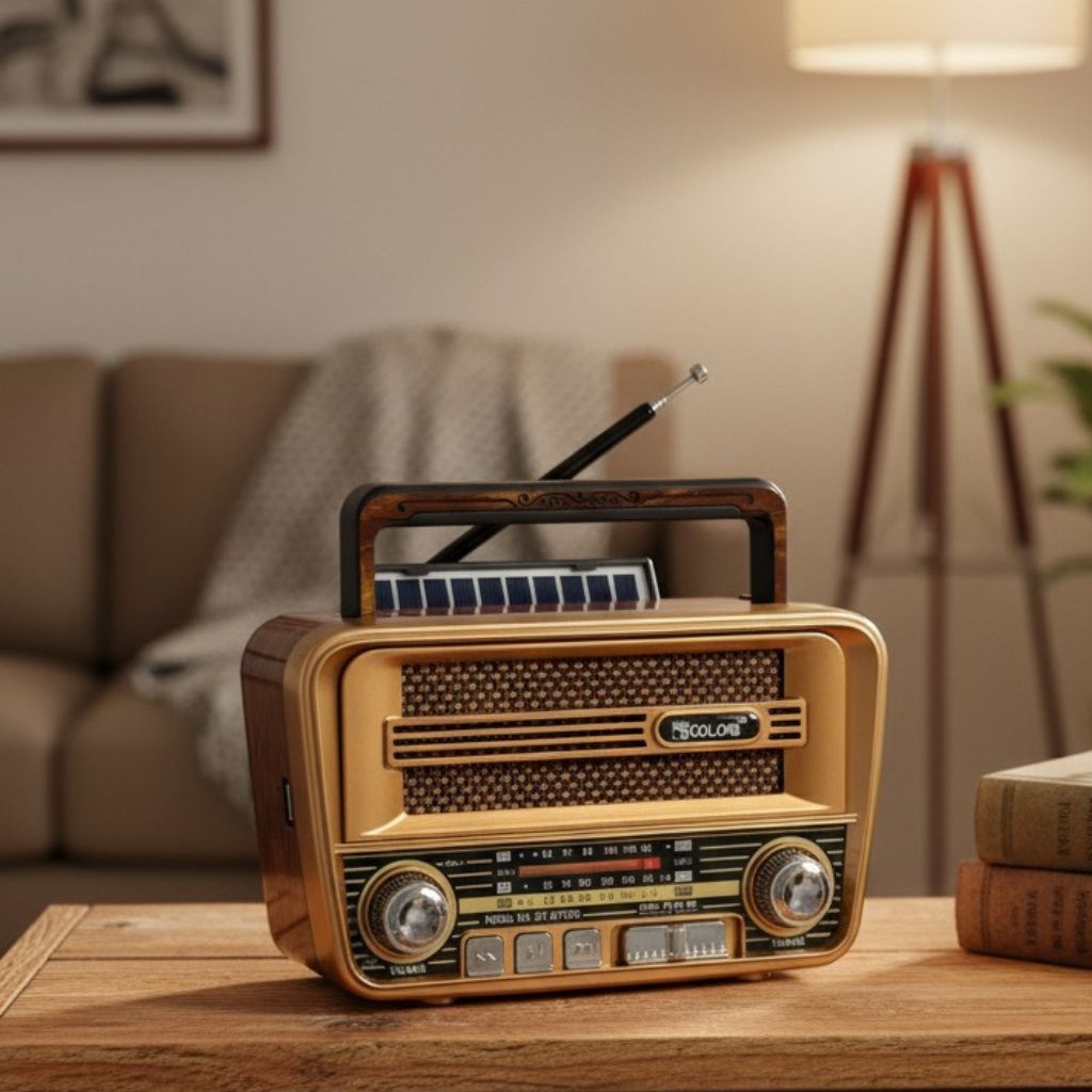 Retro Bluetooth zvučnik – snaga i stil u jednom 🎶