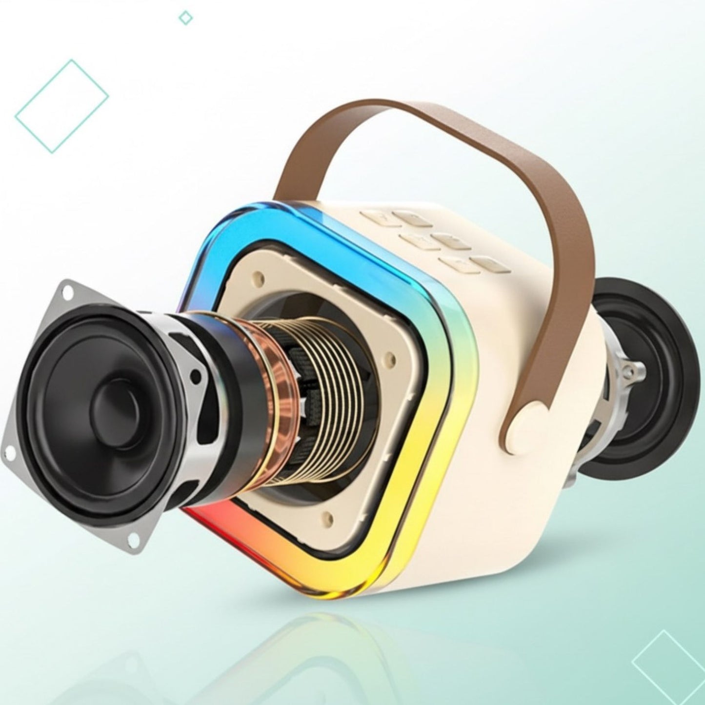 Zvučnik sa Mikrofonom i RGB Svjetlima🎤🌈